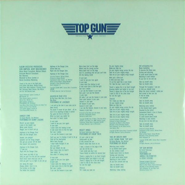 Various : Top Gun (Original Motion Picture Soundtrack) (LP, Album)
