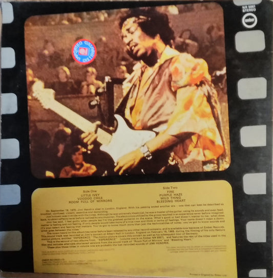 Jimi Hendrix : More "Experience" Jimi Hendrix (Titles From The Original Sound Track Of The Feature Length Motion Picture) (Volume Two) (LP, Album, Bla)