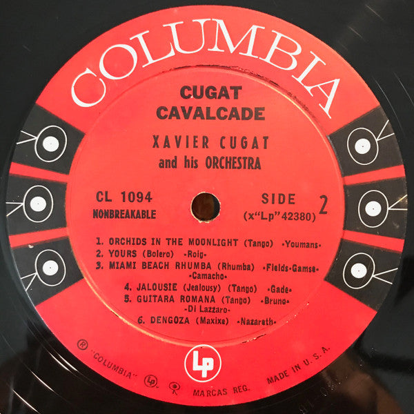 Xavier Cugat And His Orchestra : Cugat Cavalcade (LP, Album, Mono)
