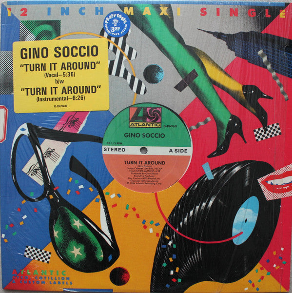 Gino Soccio : Turn It Around (12", Maxi, All)