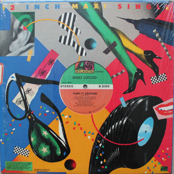 Gino Soccio : Turn It Around (12", Maxi, All)