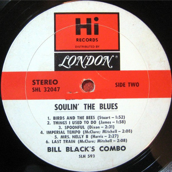 Bill Black's Combo : Soulin' The Blues (LP, Album)