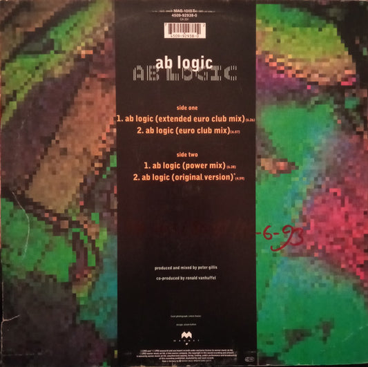 AB Logic - AB Logic vinyl record, 12" (Near Mint (NM or M-)) | Lulo Records