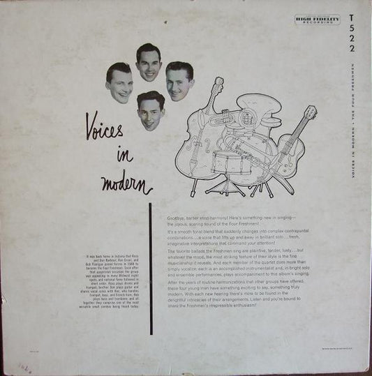 The Four Freshmen - Voices In Modern vinyl record, LP (Mint (M)) | Lulo Records