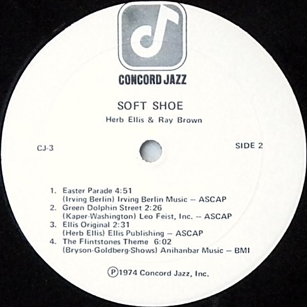 Herb Ellis & Ray Brown : Herb Ellis & Ray Brown's Soft Shoe (LP, Album)