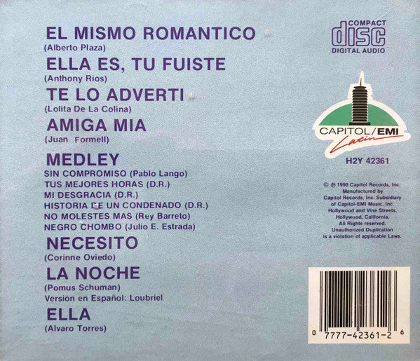 Paquito Guzman : El Mismo Romántico (CD, Album)