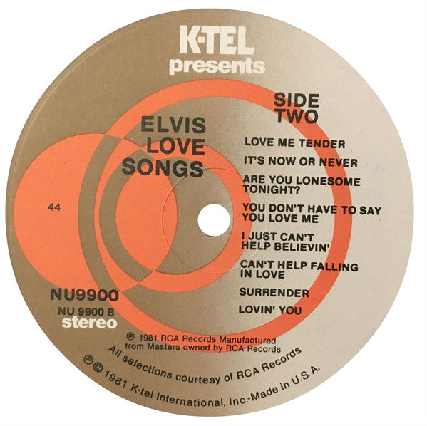 Elvis Presley : Elvis Love Songs (LP, Comp, 44,)
