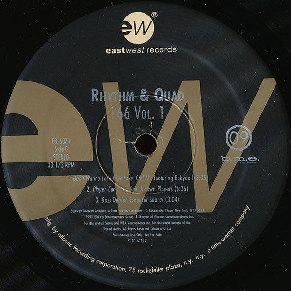 Various : Rhythm & Quad 166 Vol.1 (2xLP, Promo)