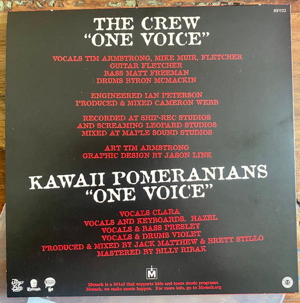The Crew (40), Kawaii Pomeranians : One Voice (7", Ltd, Jor)