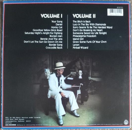 Elton John : Greatest Hits Volumes One And Two (2xLP, Comp, Club, Ind)