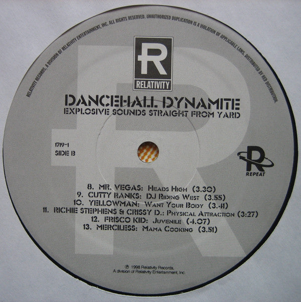 Various : Dancehall Dynamite (Explosive Sounds Straight From Yard) (LP, Comp)
