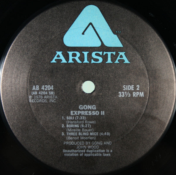Pierre Moerlen's Gong : Expresso II (LP, Album, Ter)