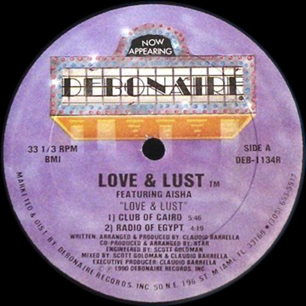 Love & Lust Featuring Aisha (5) : Love & Lust (12")