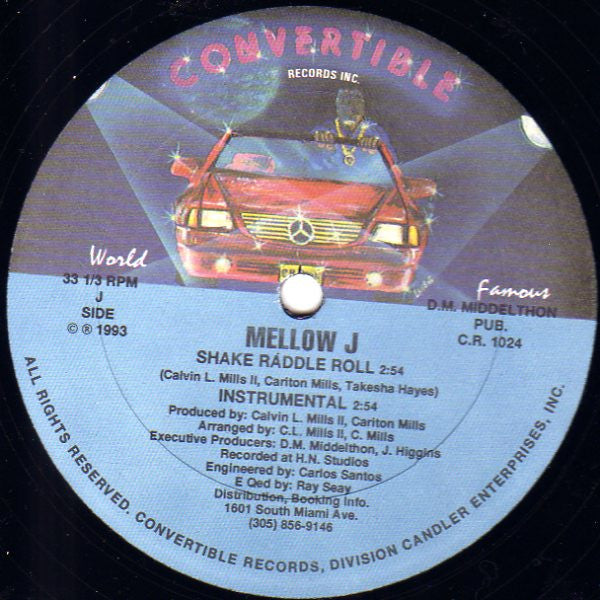 Mellow J : Freak Me Baby (12")