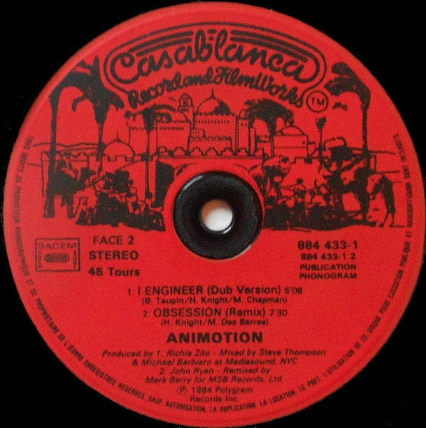Animotion : I Engineer (12", Maxi)
