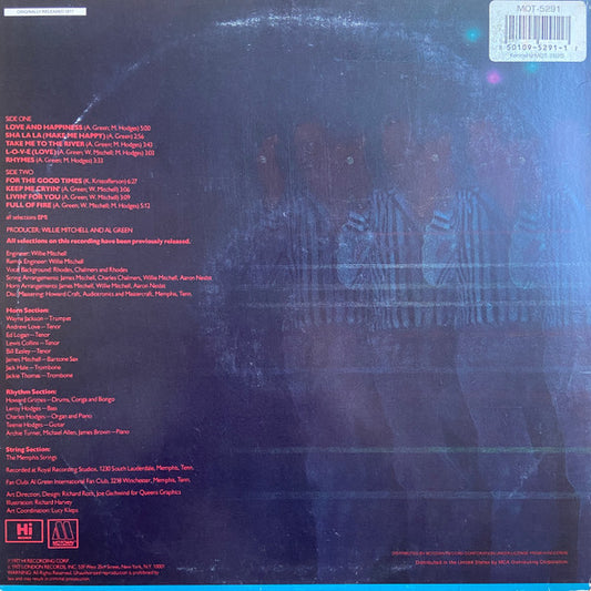 Al Green : Al Green's Greatest Hits (Volume II) (LP, Comp, RE)