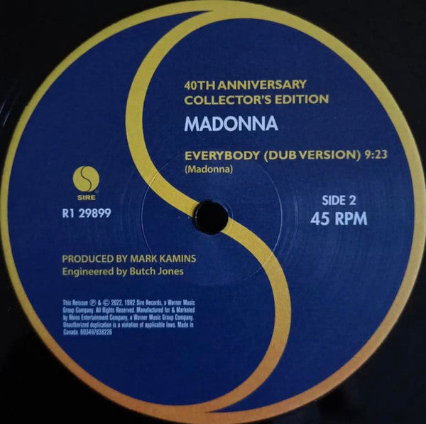 Madonna : Everybody (12", RSD, Single, Ltd, RE, RM, 180)