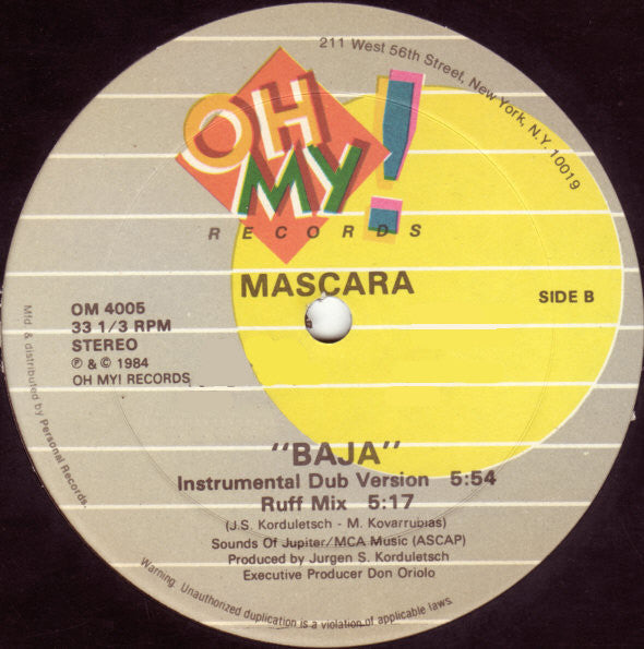 Mascara : Baja (12")
