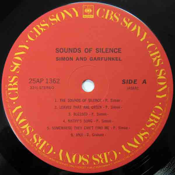 Simon & Garfunkel : Sounds Of Silence (LP, Album, RE)
