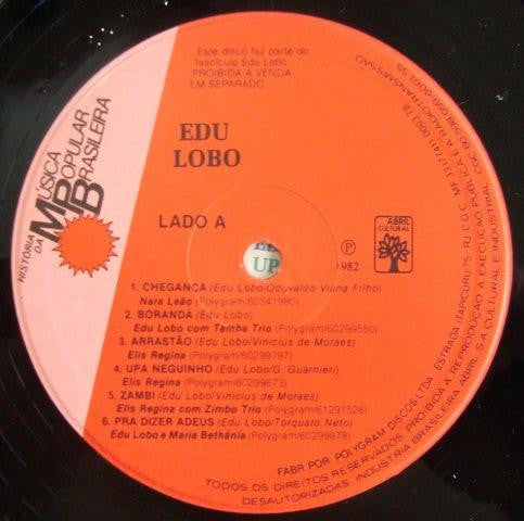 Various : História Da Música Popular Brasileira - Edu Lobo (LP, Comp, Gat)