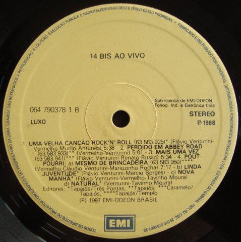 14 Bis : Ao Vivo (LP, Album)