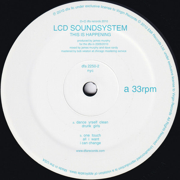 LCD Soundsystem : This Is Happening (2xLP, Album)