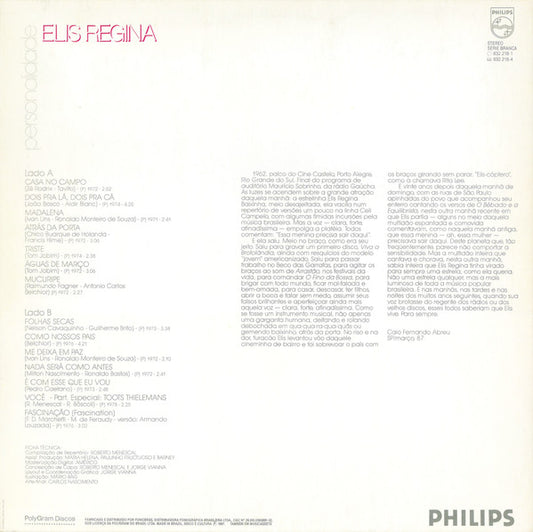 Elis Regina : Personalidade (LP, Comp)
