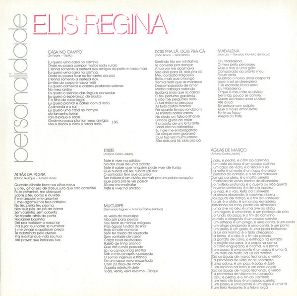 Elis Regina : Personalidade (LP, Comp)