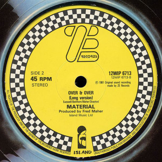 Material - Bustin' Out vinyl record, 12" (Very Good Plus (VG+)) | Lulo Records