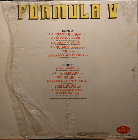 Formula V (2) : La Fiesta De Blas (LP, Album, RE)