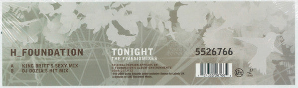 H-Foundation : Tonight: The FiveSixMixes (12")