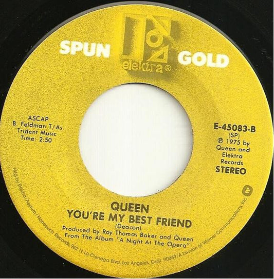Queen : Bohemian Rhapsody / You're My Best Friend (7", Single)