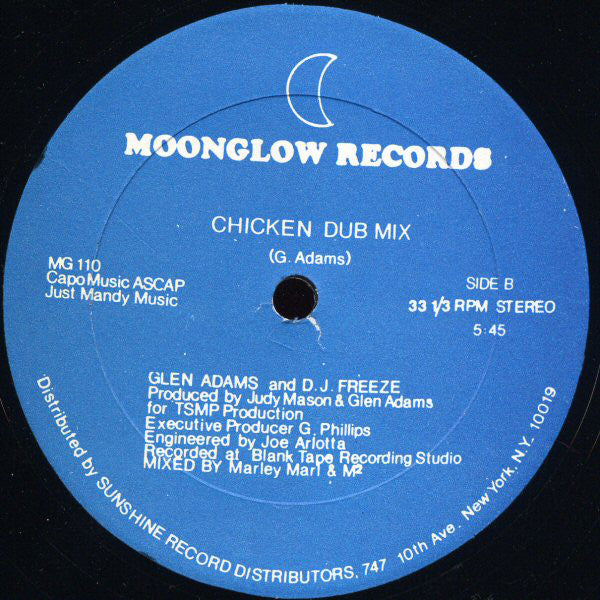 Glen Adams and DJ Freeze (2) : Chicken Scratch (12")