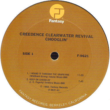 Creedence Clearwater Revival : Chooglin' (LP, Comp, RM, S/Edition, Gat)
