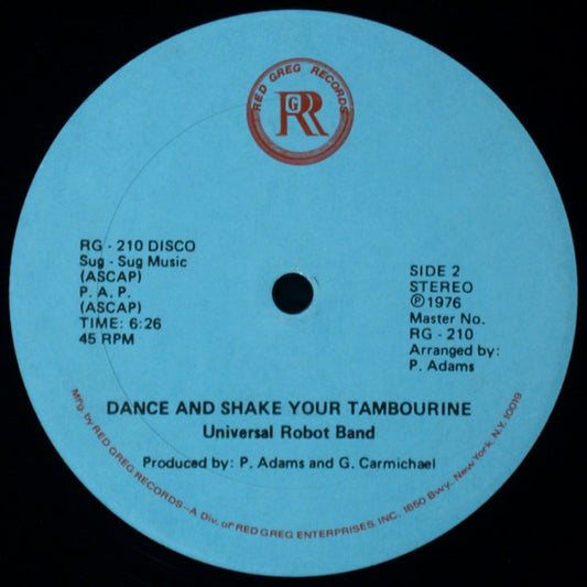 The Universal Robot Band - Dance And Shake Your Tambourine vinyl record, 12" (Very Good (VG)) | Lulo Records