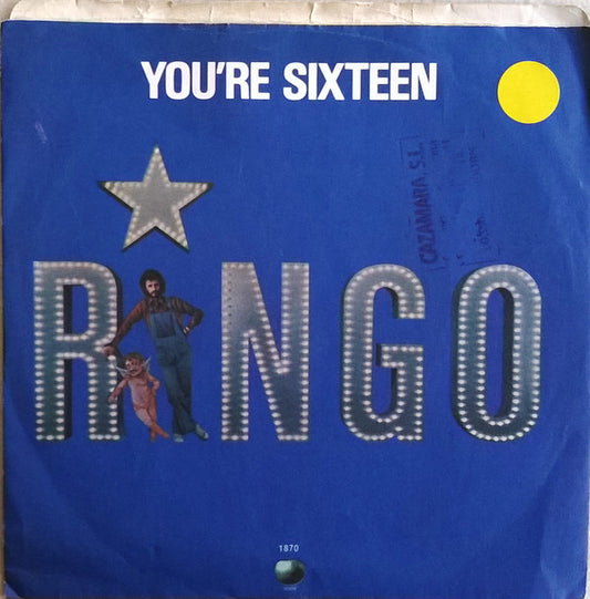 Ringo Starr : You're Sixteen (7", Win)