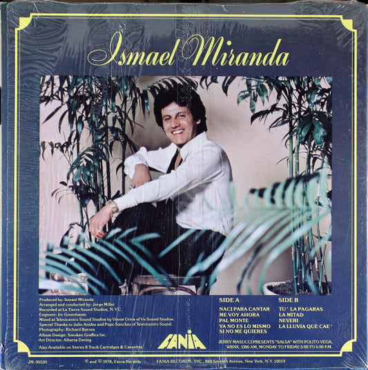 Ismael Miranda : Sabor, Sentimiento Y Pueblo (LP, Album)