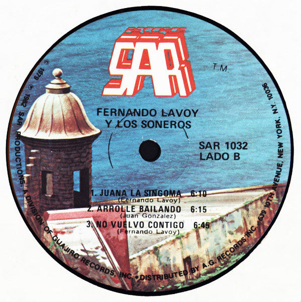 Fernando Lavoy Y Los Soneros : Fernando Lavoy Y Los Soneros (LP, Album)