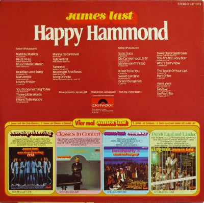 James Last - Happy Hammond vinyl record, LP (Near Mint (NM or M-)) | Lulo Records