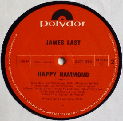 James Last : Happy Hammond (LP, Album)