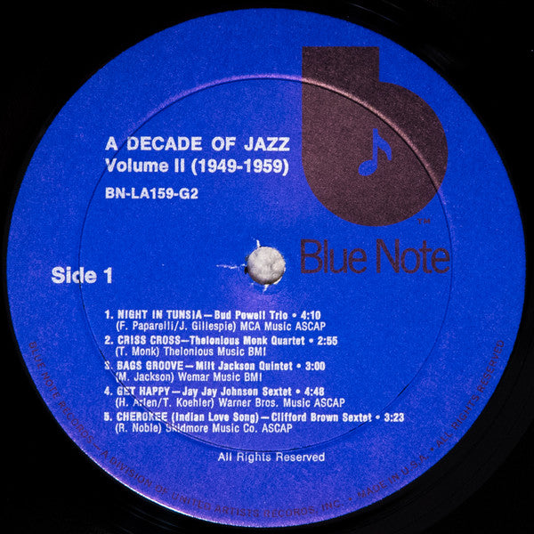 Various : A Decade Of Jazz Volume Two (1949-1959) (2xLP, Comp, RE, RP, Gat)