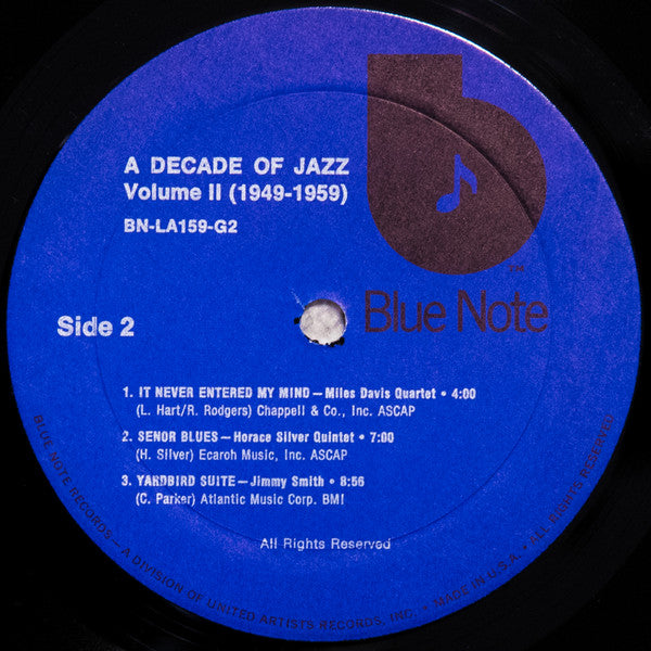 Various : A Decade Of Jazz Volume Two (1949-1959) (2xLP, Comp, RE, RP, Gat)