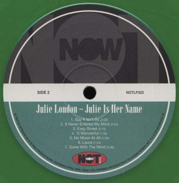 Julie London : Julie Is Her Name (LP, Album, RE, 180)