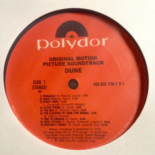 Various : Dune (Original Soundtrack Recording) (LP, Album, Pit)