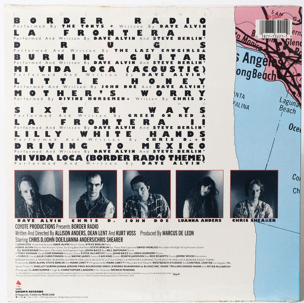 Various : Border Radio (Original Soundtrack Recording) (LP, Comp)