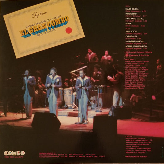 El Gran Combo De Puerto Rico* : La Universidad De La Salsa (LP, Album)