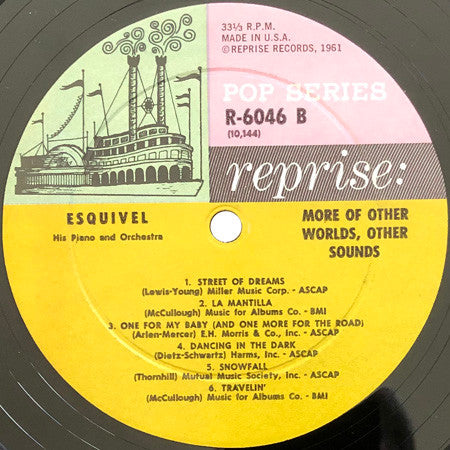 Esquivel His Piano And His Orchestra* : More Of Other Worlds, Other Sounds (LP, Album, Mono)