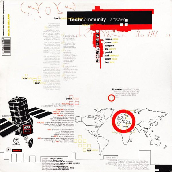 Various : Techcommunity 4 Kosovo (2x12", Comp)