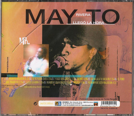 Mario "Mayito" Rivera - Llegó La Hora vinyl record, CD (Near Mint (NM or M-)) | Lulo Records