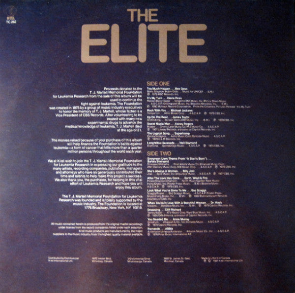 Various : The Elite (LP, Comp)